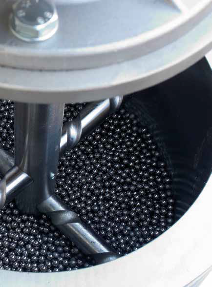 A ball refiner machine.