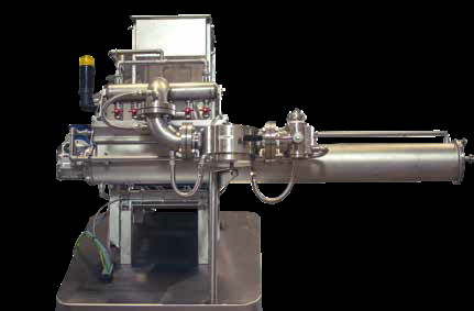 A continuous chocolate mixer / dosing–mixing unit.