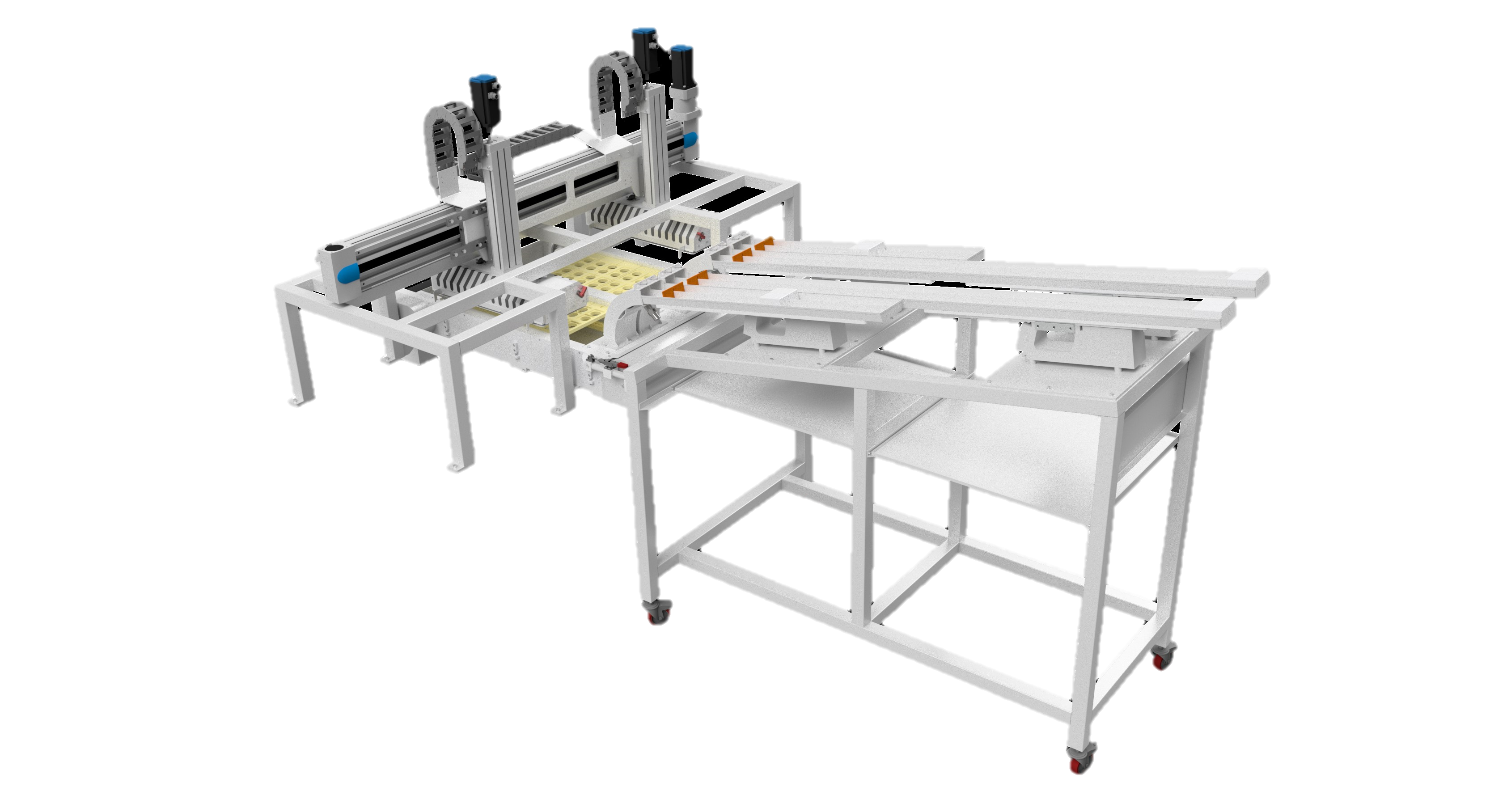 Wide image of an industrial Pick-and-Place System.
