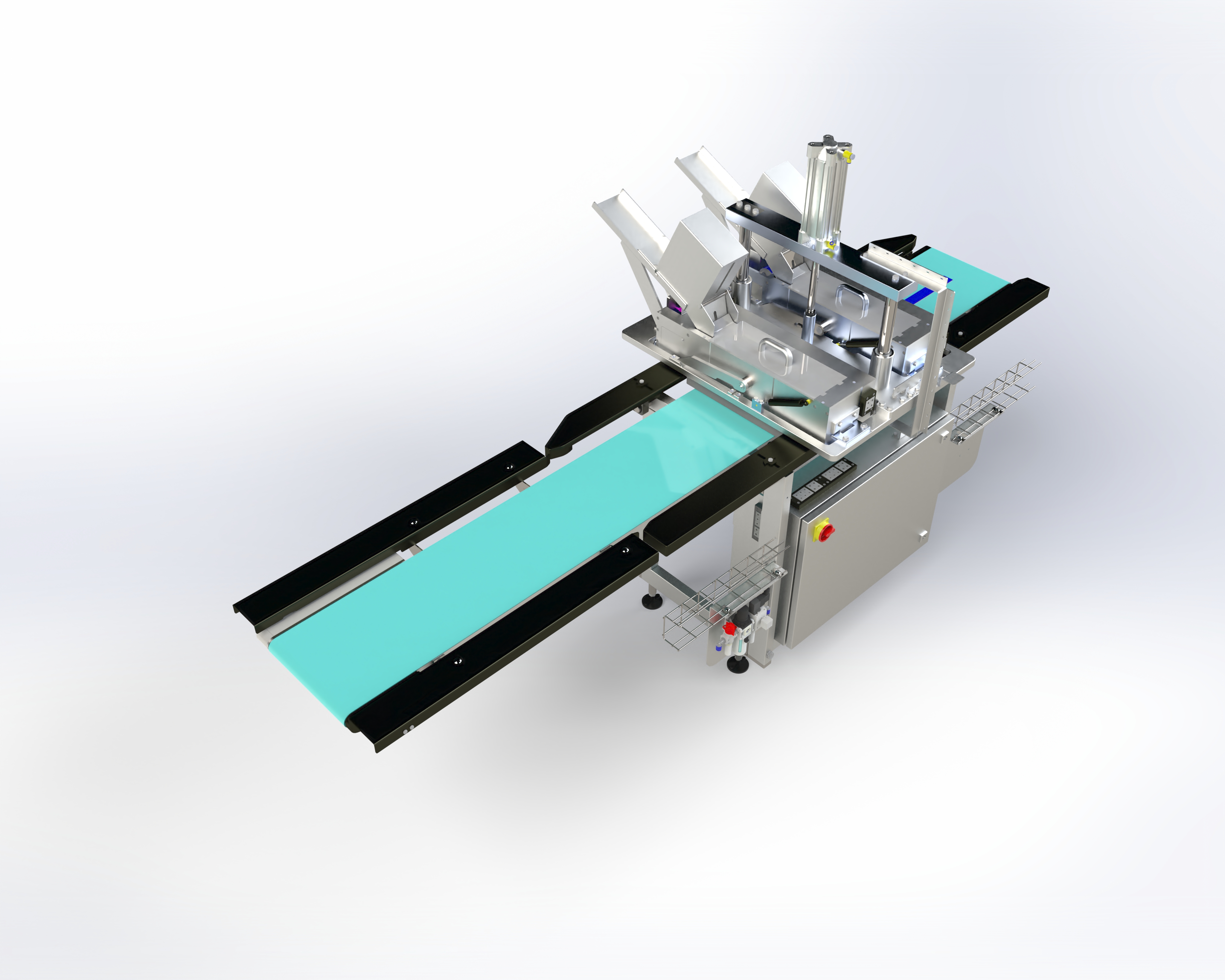 Image of stick-pack feeding system.