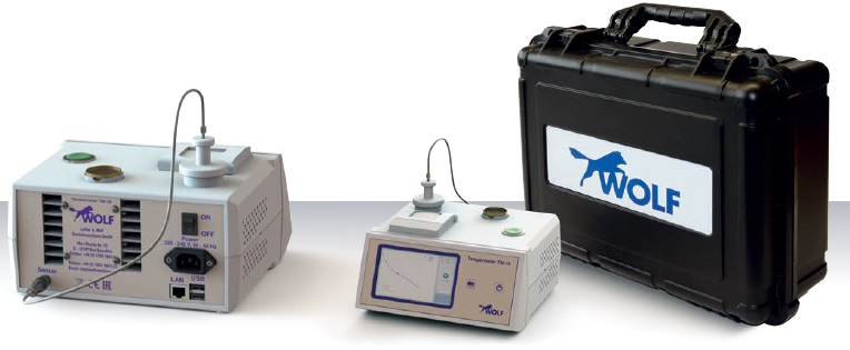 Image of a WOLF tempermeter.
