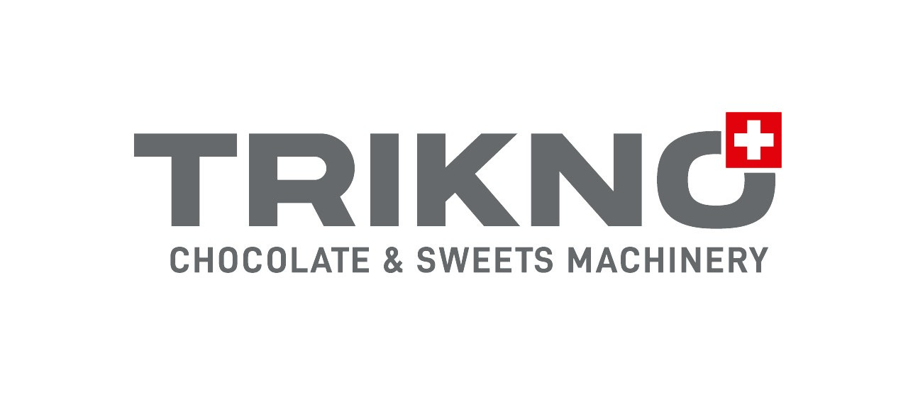 Trikno logo. The logo reads Trikno chocolate and sweets machinery.