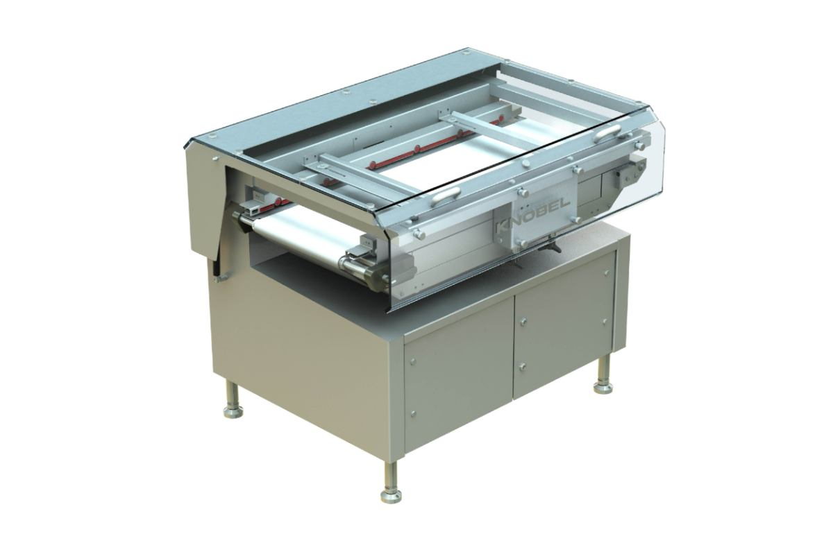 Image of chocolate vibration table.