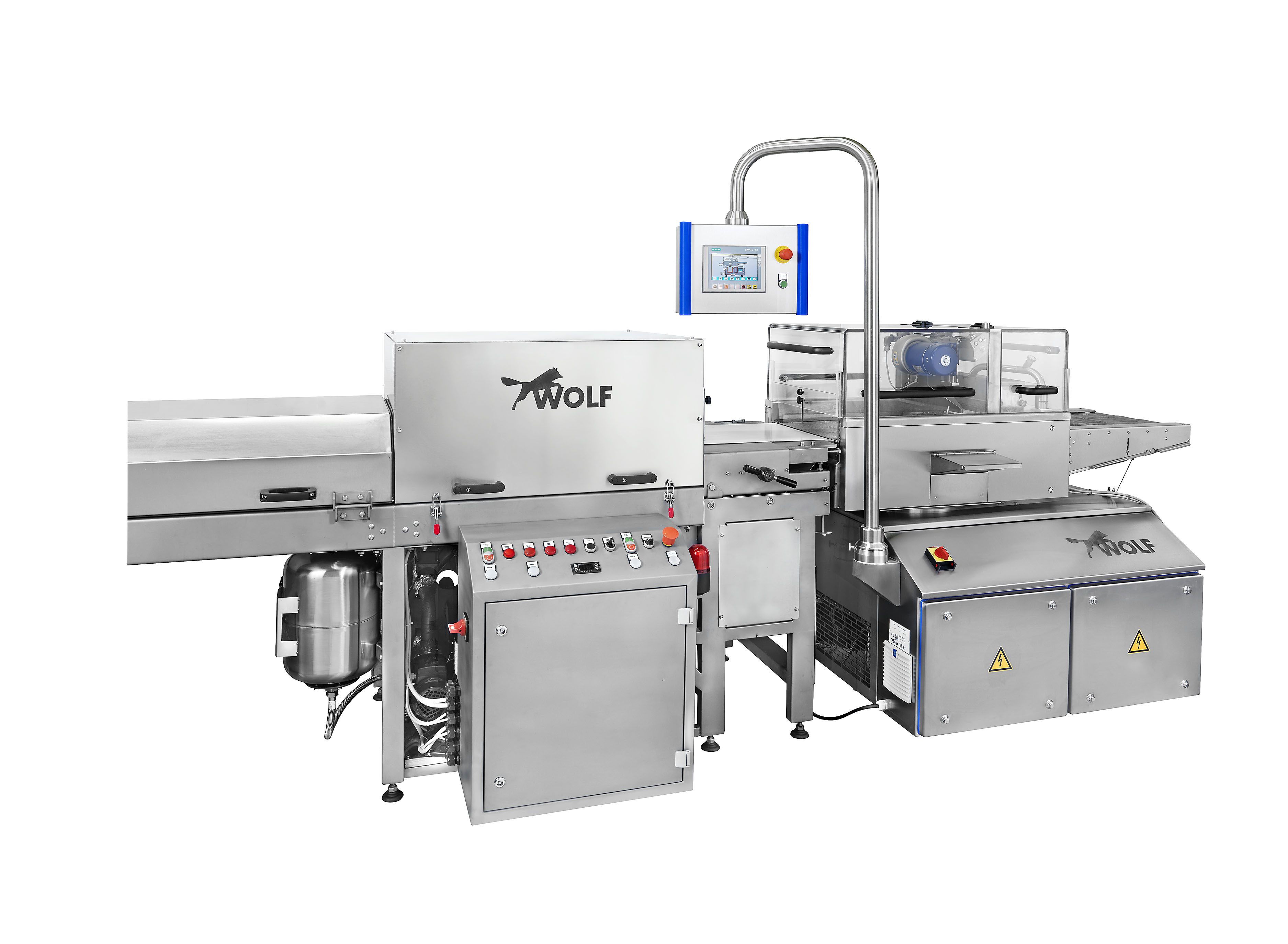 Wolf Machines chocolate enrobing line