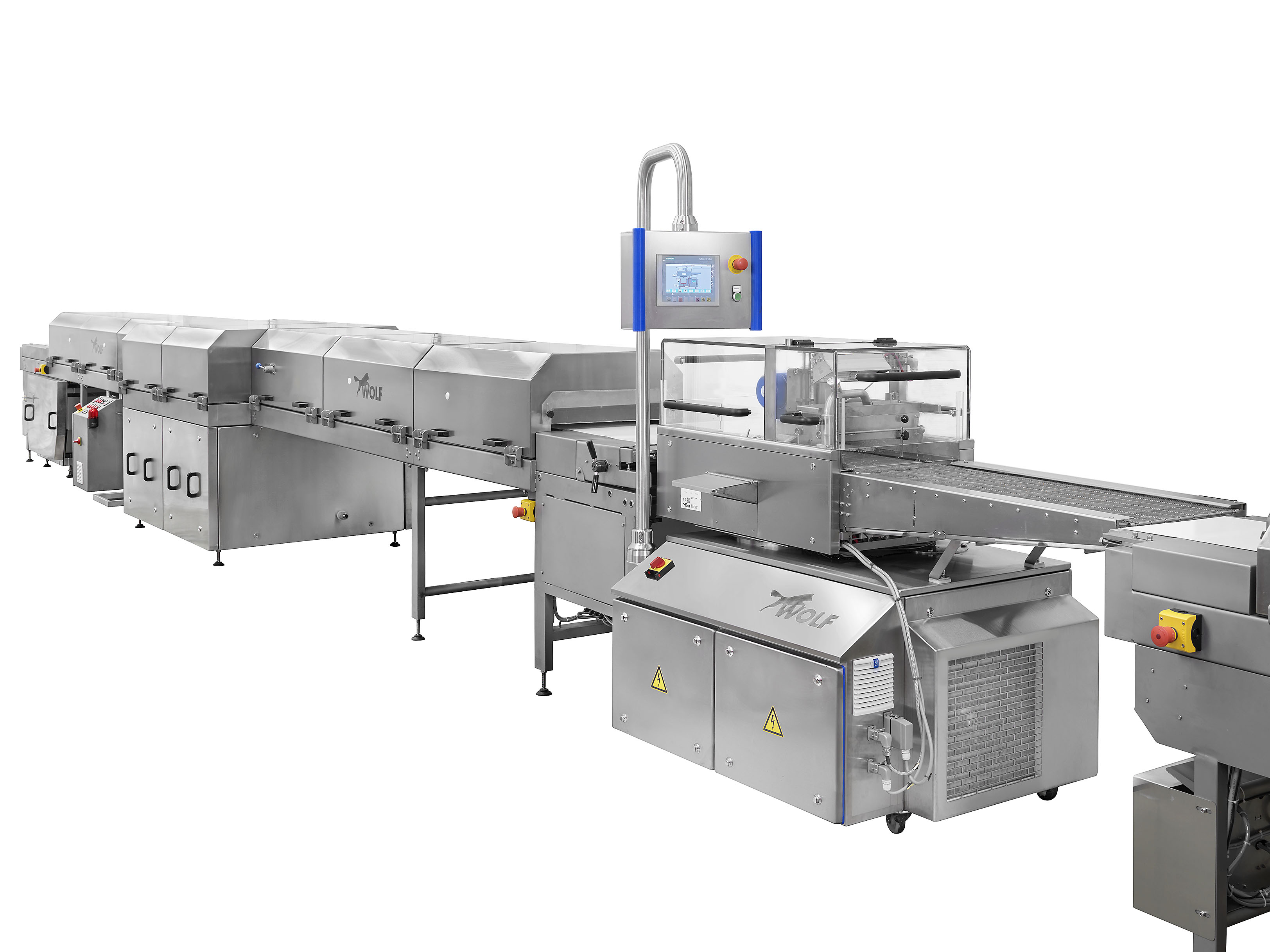 Wolf Machines chocolate enrobing line