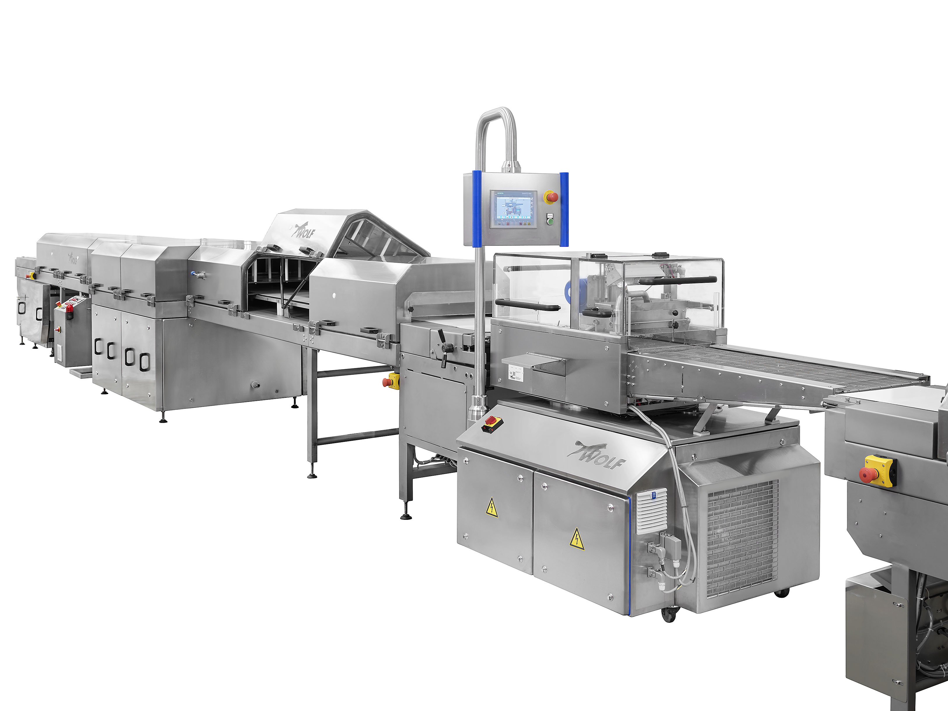 Wolf Machines chocolate enrobing line