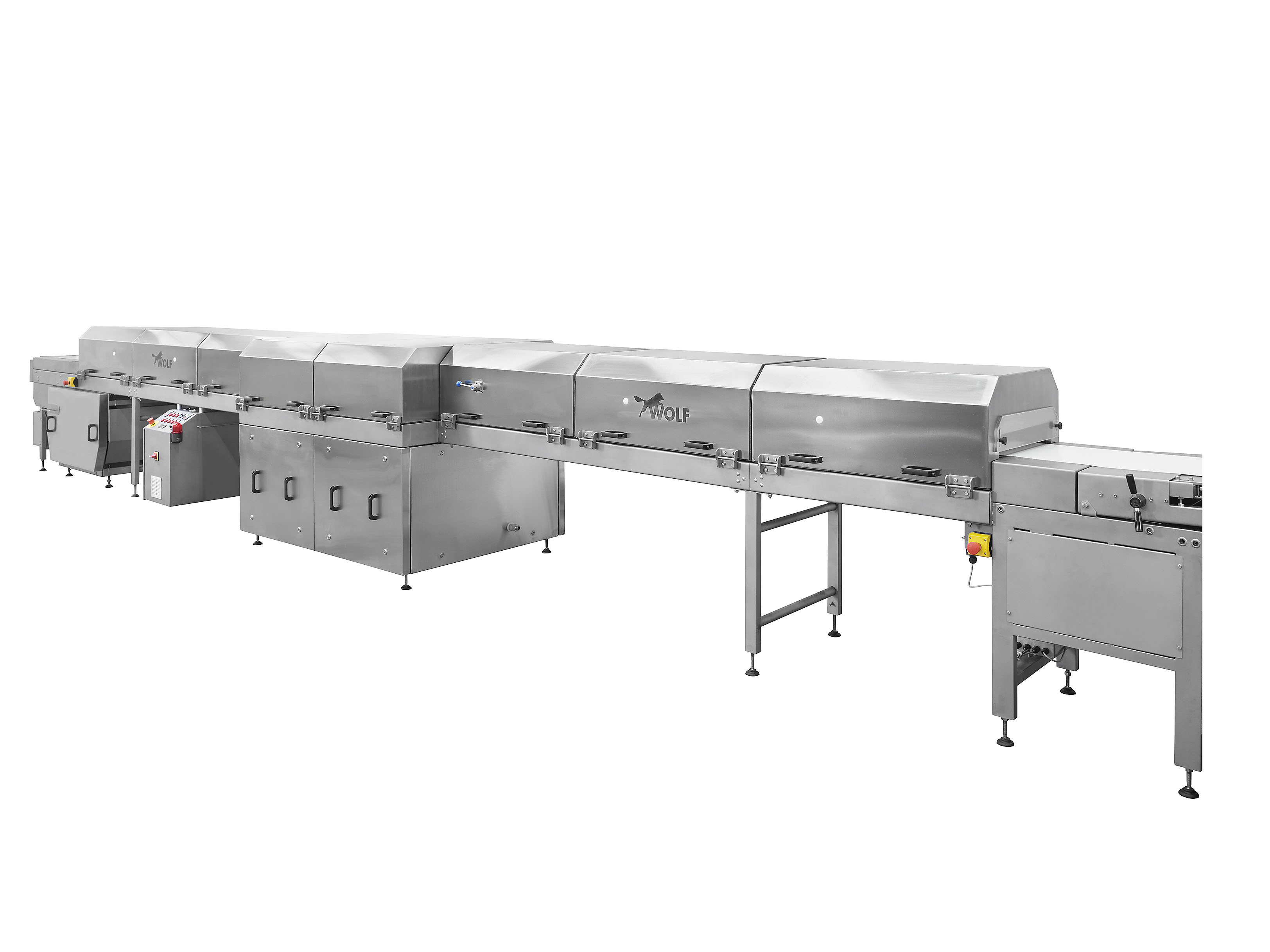 Wolf Machines chocolate enrobing line