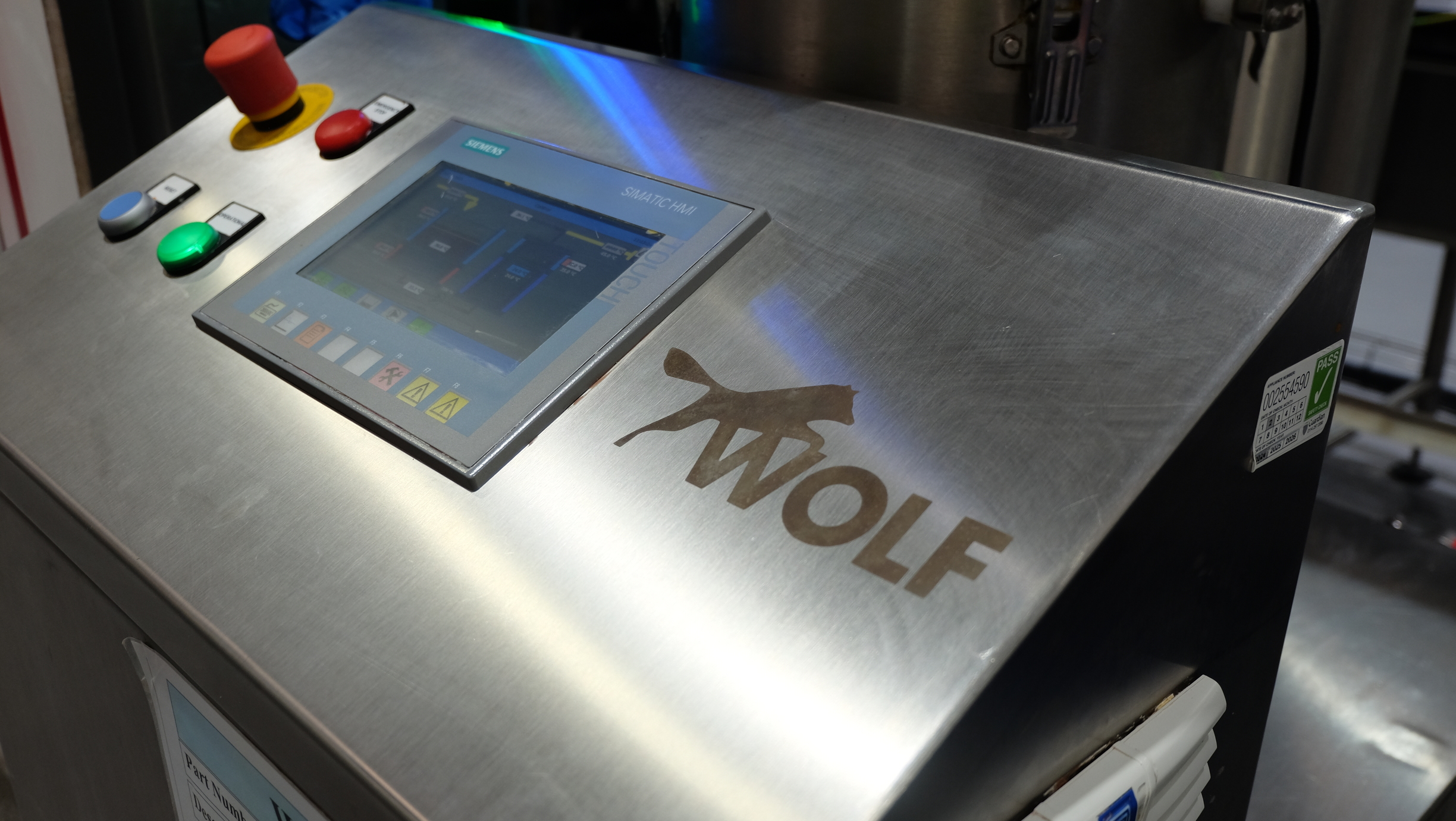 Close up of WOLF Hybrid Tempering Unit. 