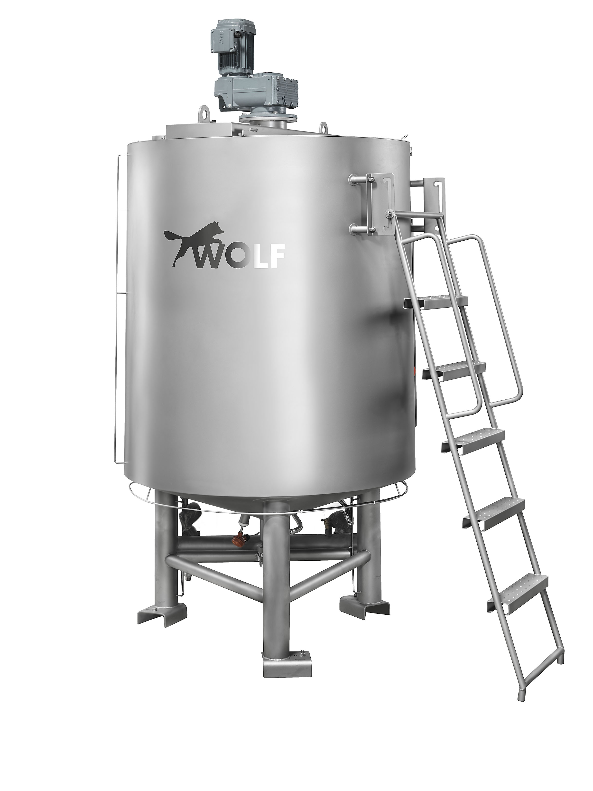 Image of an industrial WOLF chocolate melting tank. 