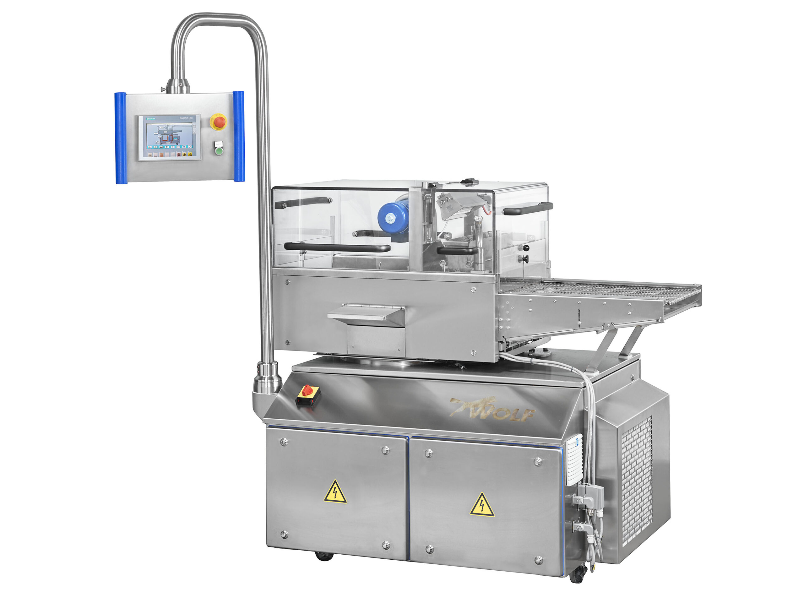 Wolf Machines chocolate enrobing line