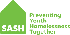 SASH Preventing Youth Homelessness Together charity logo