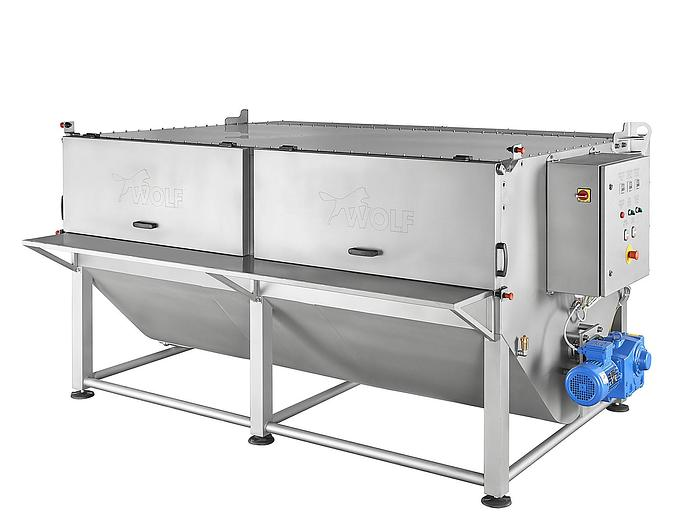 Image of a chocolate melting tank. 