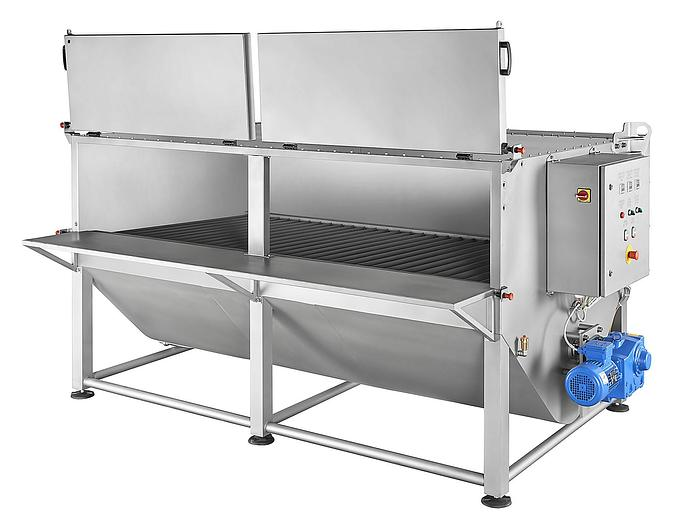 Image of a chocolate melting tank. 