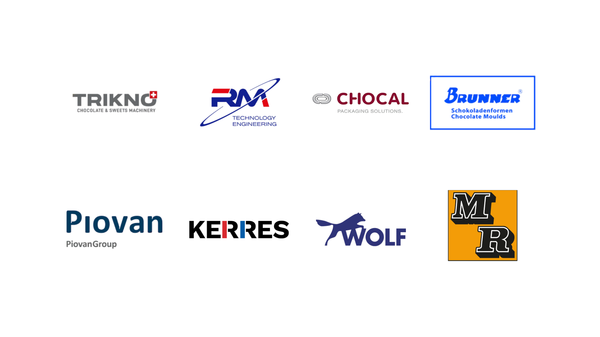 Eight logos, one for each of Premier Forrester's Principals.