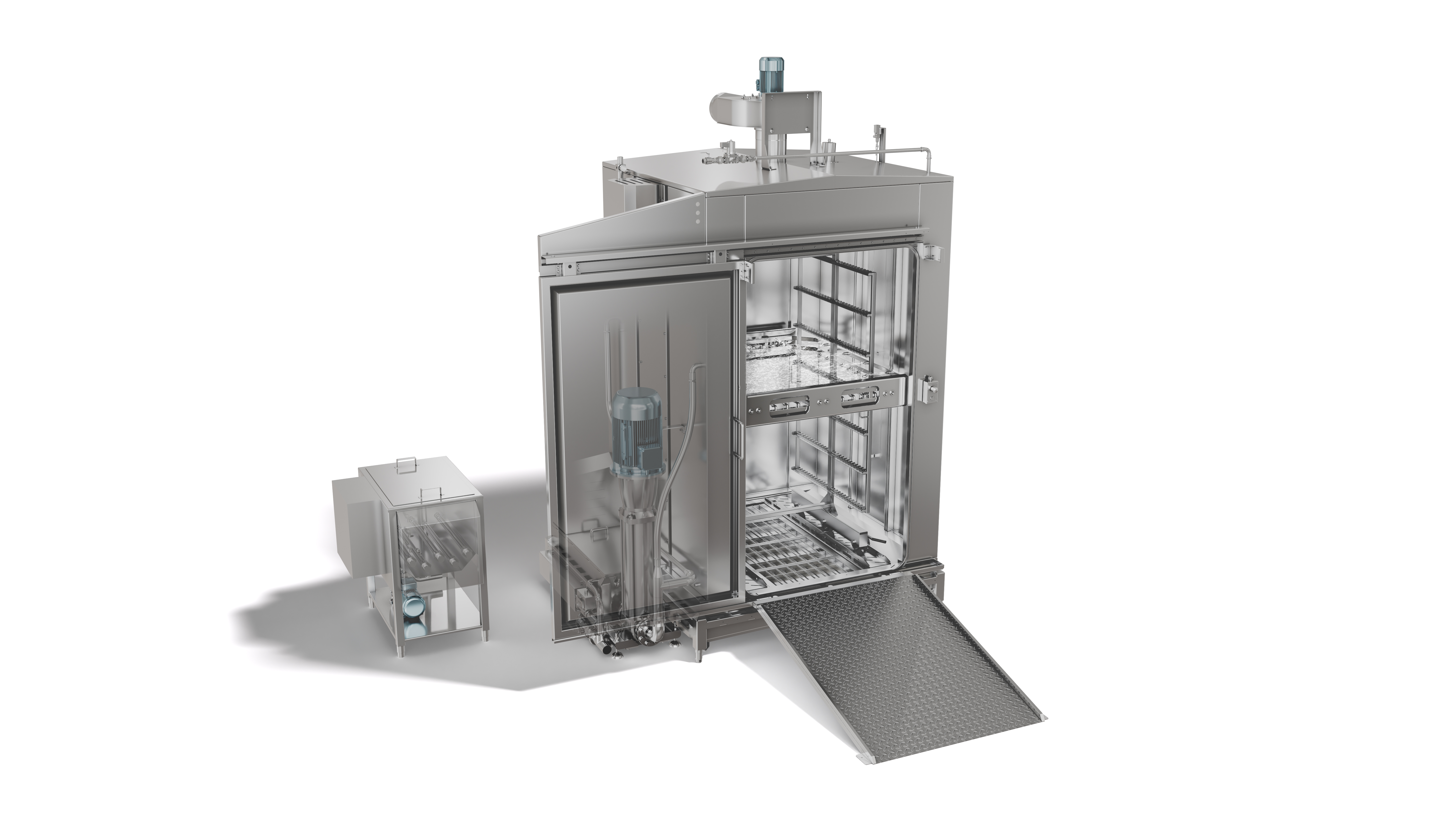 Image of a large industrial washer machine.